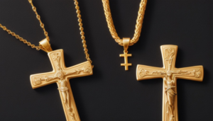 What is the power of wearing a double cross necklace?