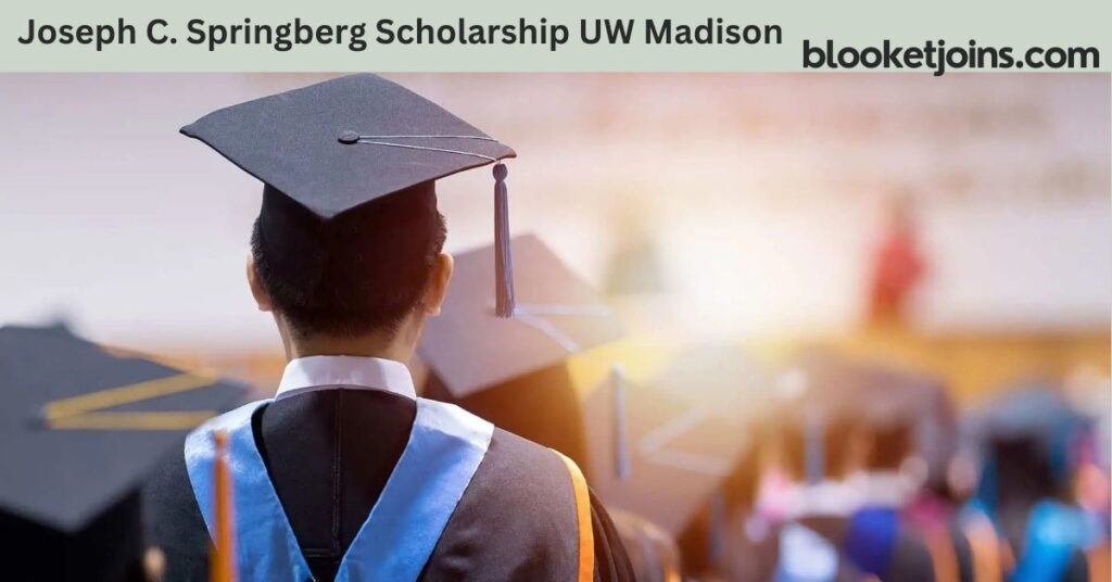 Joseph C. Springberg Scholarship UW Madison